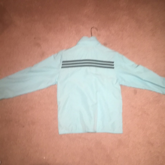 Light Blue Adidas Windbreaker - Picture 5 of 8